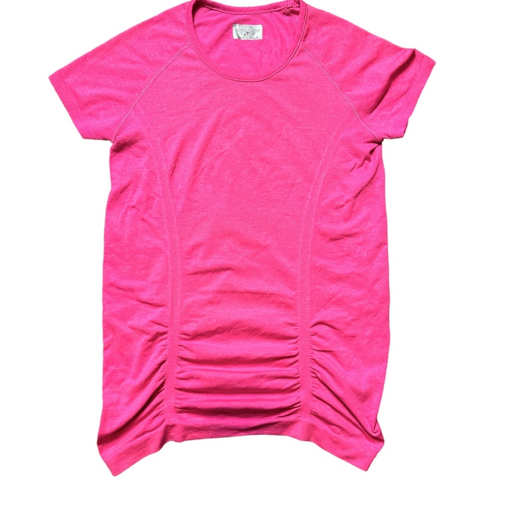 Athleta Women’s Fastest Track Ruched Classic Seamless Althletic Top Size Small - Picture 6 of 8
